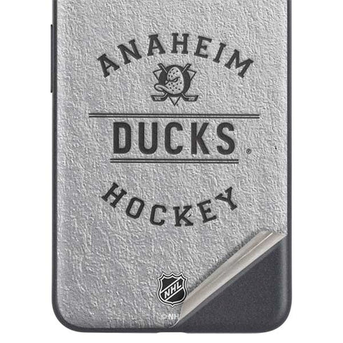 NHL Anaheim Ducks Black Text Google Pixel 5 Skin